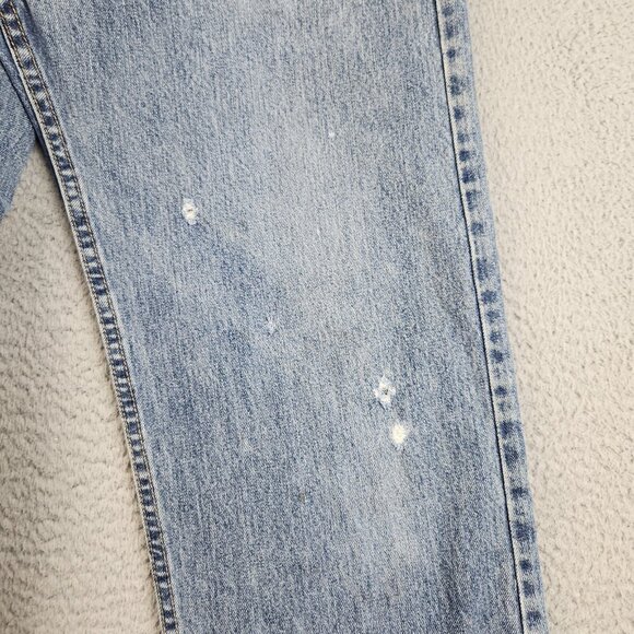 Relaxed Fit Y2K Skater Grunge Denim Pants LEE Jeans Mens 32x30 Blue Straight Leg - Picture 7 of 15